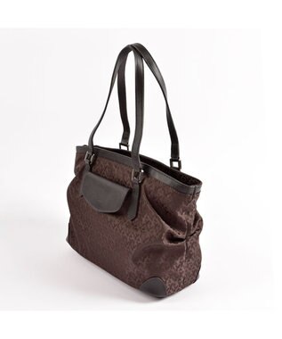 Y'SACCS モノグラム×カウレザー　２ＷＡＹミニトート チョコ