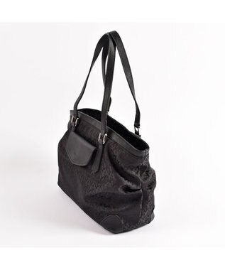 Y'SACCS モノグラム×カウレザー　２ＷＡＹミニトート ブラック