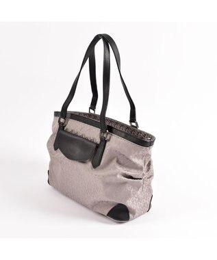 Y'SACCS モノグラム×カウレザー　２ＷＡＹミニトート グレージュ