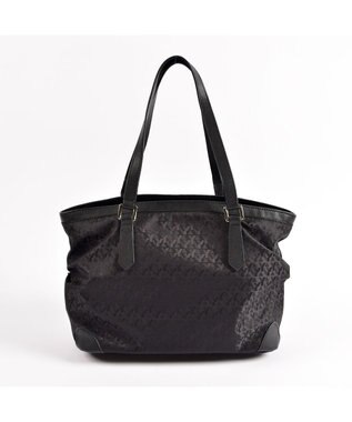 Y'SACCS モノグラム×カウレザー　２ＷＡＹミニトート ブラック