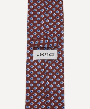 LIBERTY. アダマス シルク タイ バーガンディ