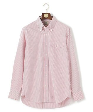 J.PRESS MEN 【WEB・一部店舗限定】オックス ストライプシャツ/B.D. レッド系1