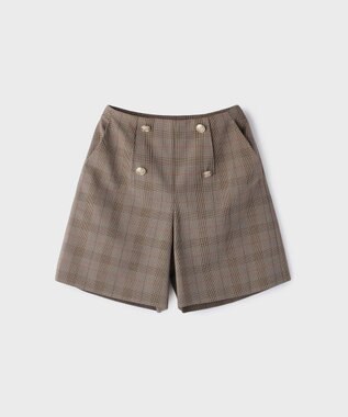 GRACE CONTINENTAL ダブルボタンショートパンツ マルチ