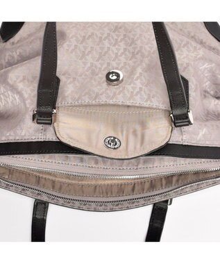 Y'SACCS モノグラム×カウレザー　２ＷＡＹミニトート グレージュ