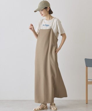 AMERICAN HOLIC リネンライクＩラインキャミワンピース