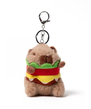 WEGO バーガーカピバラぬいぐるみキーホルダー 柄1