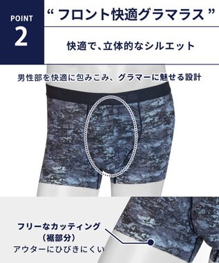 WACOAL MEN 【キモチイイパンツ】 ボクサーパンツ 動きにフィット フロント快適グラマラス 吸汗速乾 上質なフィット感 肌あたり軽減設計 前閉じ 下着 メンズ GT3371 /ブロス バイ ワコールメン ブラック