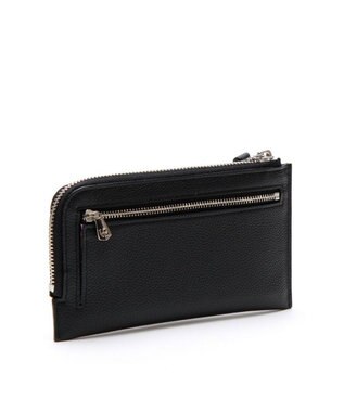 A.D.M.J. 【牛革】モーツァルト/スパニッシュレザーオーガナイザーパース（背面ファスナーポケット） ブラック