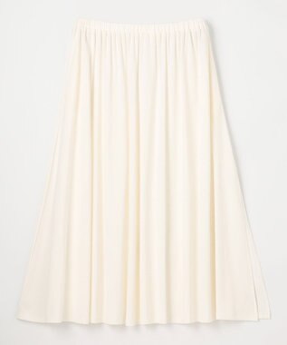 NAVE 【Nave 　洗える・接触冷感】ジャージースリットスカート アイボリー系
