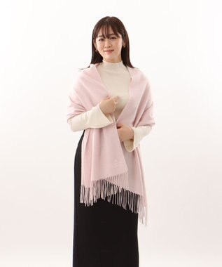 LANVIN COLLECTION ランバン コレクション カシミヤ 無地ストール（幅  