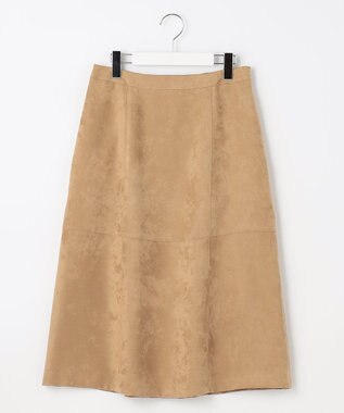 J.PRESS LADIES 【洗える】ソフィーヌスエード スカート キャメル系