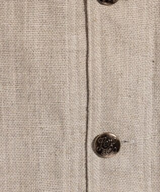 LENO FRENCH WORK HEVY LINEN COVER ALL《UNISEX》 カバーオールリネンジャケット OATMEAL