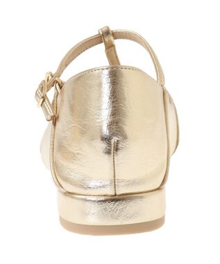 YECCA VECCA メリージェーンTストラップパンプス Gold