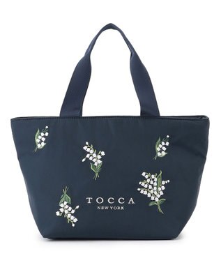 TOCCA 【一部カラー撥水】BOUQUET DE REVE COOLERBAG クーラーバッグ ネイビー系