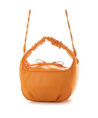 UNBILLION kakatoo ギャザーハンドル2wayバッグ オレンジ