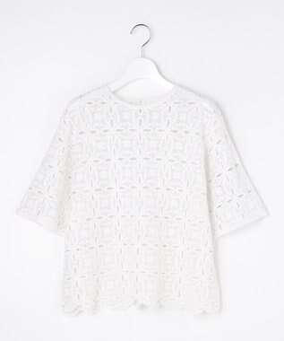 自由区 エンブロイダリー ニット オフ