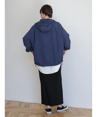 AMERICAN HOLIC ポケッタブル撥水加工アノラックパーカー Navy