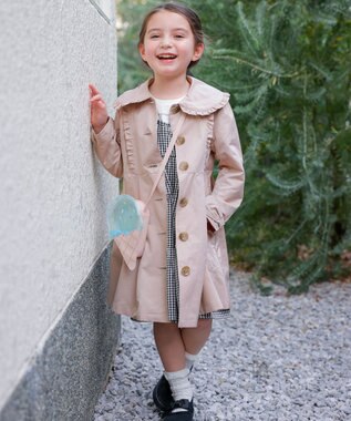 ANY KIDS サッカー ギンガム ワンピース ブラック系