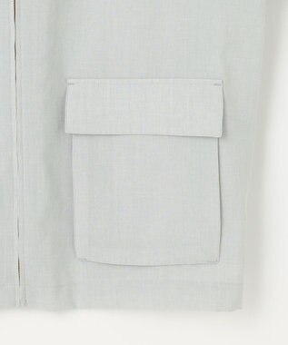 J.PRESS LADIES L 【WEB限定・洗える】ボイルドワッシャー ブルゾン ライトグレー系