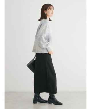 Green Parks グラデーションニットプルオーバー Gray