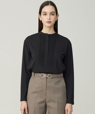 ICB L イージージョーゼット ピンタックカットソー