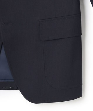 J.PRESS MEN 【WEB・一部店舗限定】10マンスツイルナチュラルストレッチツイル ブレザー/金釦 ネイビー系