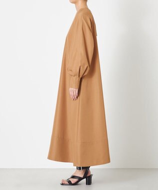 NAVE 【ReNAVE・セットアップ可/撥水加工/防シワ】ポリエステルタッサー ワンピース キャメル系