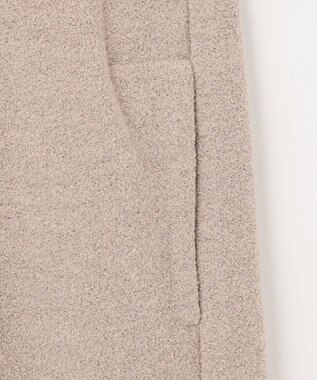 J.PRESS LADIES S ブークレー ノーカラーアウター ベージュ系