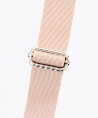 Y'SACCS ポーチ付きドットジャカードトート ピンクベージュ