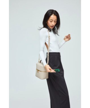 style code 【VerdeVari/ヴェルデヴァリ】バニティバッグ グレージュ