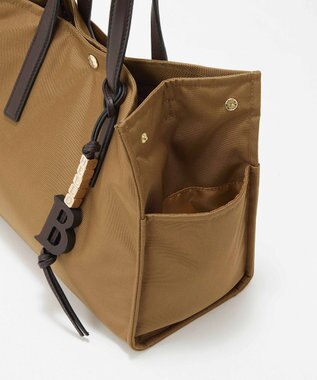 TOPKAPI LEE11月号掲載！【Breath TOPKAPI】撥水 マルチway スクエア A4 トートバッグ / 10ポケット キャメル