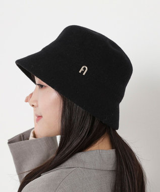 MOONBAT FURLA(フルラ)ロゴ付き バスクハット 帽子 UVカット サイズ調整