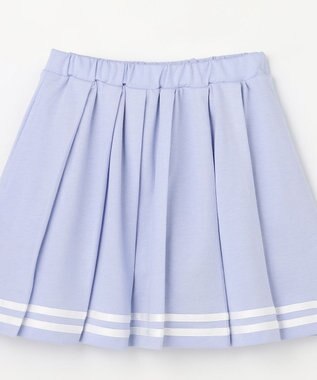ANY KIDS 【洗濯機可能/吸汗速乾】ドライタッチ プリーツスカパン サックスブルー