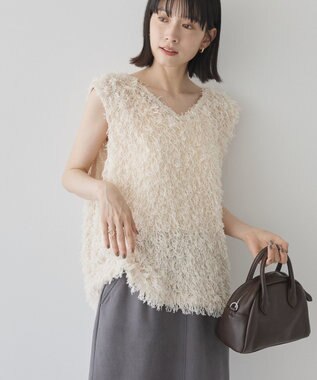 AMERICAN HOLIC 【前後2WAY】フリンジベスト Blue