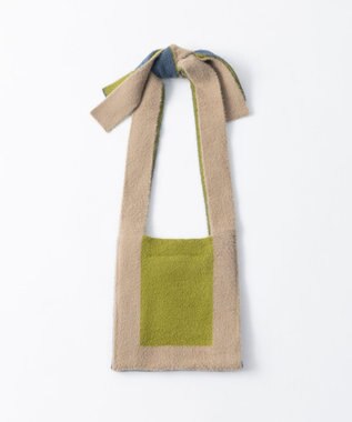 TRICOTE シャギーアレンジノットバッグ 39NAVY