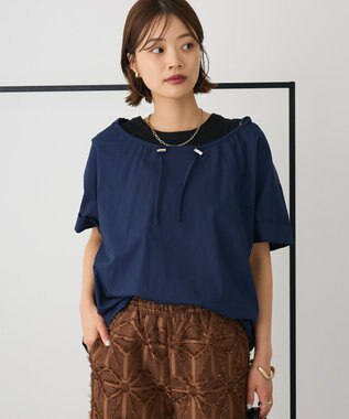 CRAFT STANDARD BOUTIQUE オーバーサイジングフード付きシャツ