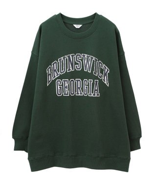 AMERICAN HOLIC ＢＲＵＮＳＷＩＣＫ　ＧＥＯＲＧＩＡ　ＢＩＧスウェット Green