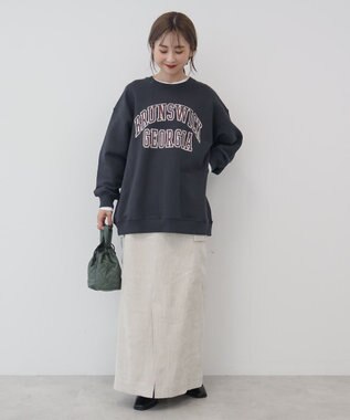 AMERICAN HOLIC ＢＲＵＮＳＷＩＣＫ　ＧＥＯＲＧＩＡ　ＢＩＧスウェット Charcoal Gray