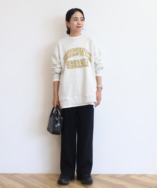 AMERICAN HOLIC ＢＲＵＮＳＷＩＣＫ　ＧＥＯＲＧＩＡ　ＢＩＧスウェット Oatmeal