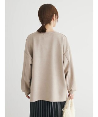 Green Parks ・ＳＵＧＡＲ　ＳＰＯＯＮスウェードポンチプルオーバー Beige