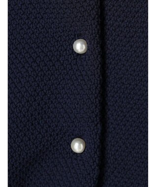 Green Parks ２ｗａｙ　パール釦ニットプルオーバー Dark Navy