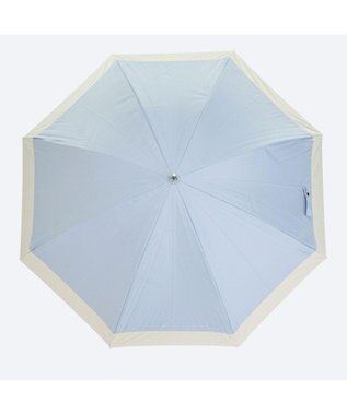 MOONBAT 晴雨兼用日傘 長傘 バイカラー切継／遮光 遮熱 UV ペールスカイ