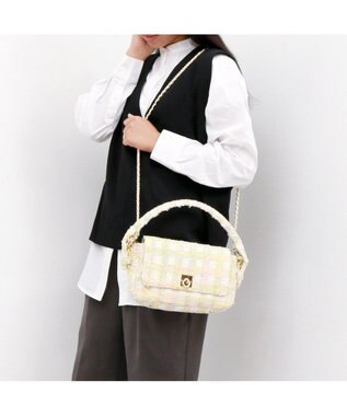 UNBILLION カシュカシュ cachecache / ツイード2wayハンドルフラップショルダー