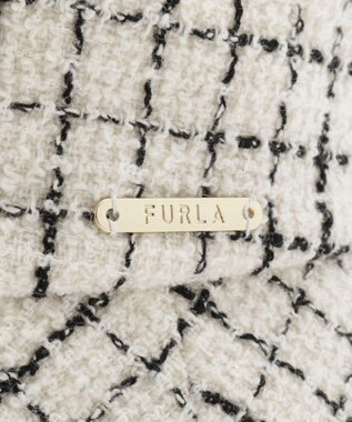 MOONBAT FURLA 【日本製】チェックツイード バケットハット オフホワイト