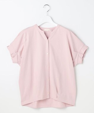 ANY SIS L 【美ライン大人T】裾タックゆる プルオーバー ピンク