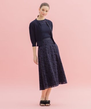 TOCCA 【洗える！】FLEURS スカート ネイビー系