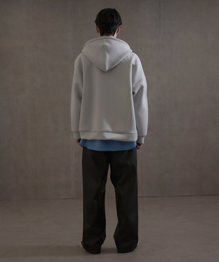 WEGO KEEPWARM　BIGZIPパーカー ライトグレー