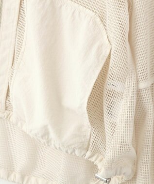 AMERICAN HOLIC メッシュ異素材ブルゾン Ivory
