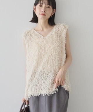 AMERICAN HOLIC 【前後2WAY】フリンジベスト Blue