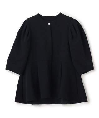 UNFILO 【VERY×UNFILOコラボ】BEAUTY MOVE ペプラムブラウス ネイビー